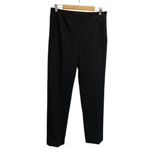 TALBOTS Refined Bi-Stretch Straight Leg Pants Black Size 8